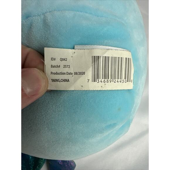 Squishmallows 8" Heather the Blue Dragonfly Kellytoy Plush Blue Iridescent Wings - Picture 7 of 7